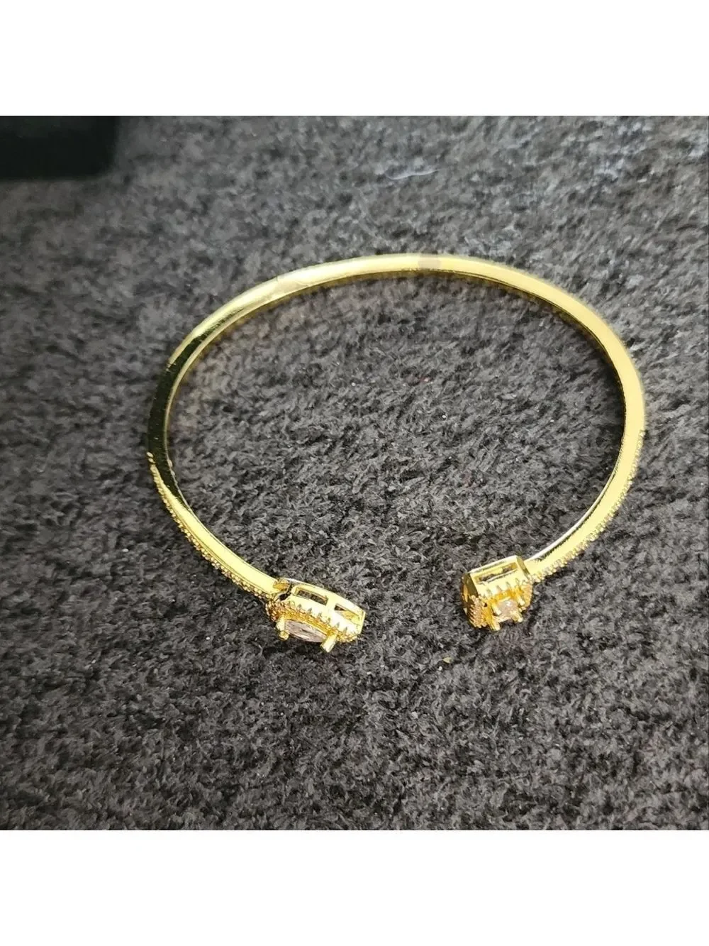 💥4 For $20💥Goldtone Rhinestone Cuff Bracelet
